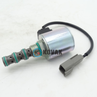 Grupo de Válvulas Solenoides 384-3892, Piezas Hidráulicas 3843892 24V para Excavadora CAT 120H 120K y Motoniveladora