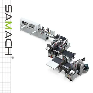 Samach linha de produção semi-automática de dedo de madeira, linha de produção de dedo de madeira