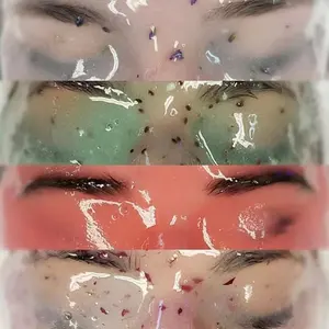 Maschera viso alla frutta naturale estratto vegetale sbiancante organico per la cura della pelle maschera facciale coreana idratante per il viso con vitamina C