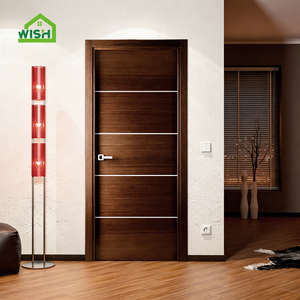 Porte en bois stratifié MDF insonorisée au <span class=keywords><strong>design</strong></span> moderne et finition intégrée pour chambre, appartement, hôtel, <span class=keywords><strong>portes</strong></span> <span class=keywords><strong>intérieures</strong></span> commerciales et usage domestique - Product Image 3