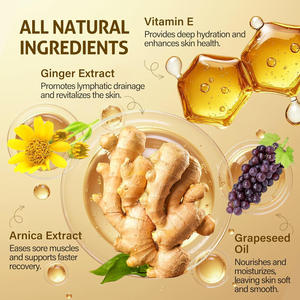 <span class=keywords><strong>100</strong></span>% органическое массажное масло с имбирем и лавандой для увлажнения, питания и осветления кожи, для ежедневного использования на теле - Product Image 5