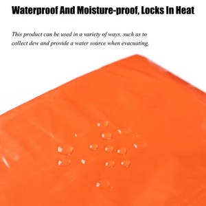 Saco de Dormir Portátil Reutilizable para Emergencias, Supervivencia y Camping, Manta Aislante Impermeable y Gruesa para Salvar Vidas, Cálida - Product Image 6