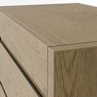 Meuble JIAMEIJIA : Table de Chevet Intelligente avec Serrure RFID, 3 Tiroirs, Bois Clair – Vente en Gros Usine pour Projets Hôteliers