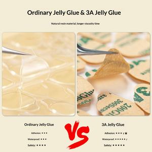 Autocollants adhésifs pour <span class=keywords><strong>ongles</strong></span> pour <span class=keywords><strong>faux</strong></span> <span class=keywords><strong>ongles</strong></span> à presser, <span class=keywords><strong>colle</strong></span> gel, ruban adhésif double face, autocollants imperméables transparents, <span class=keywords><strong>forte</strong></span> adhérence - Product Image 3