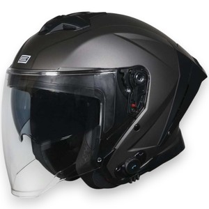 Casco Moto Origin Aprica BT Jet Grigio XL con Interfono Integrato - Product Image 1