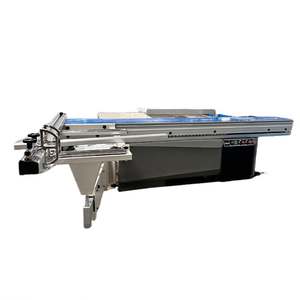 Sierra de mesa deslizante eléctrica con ajuste de ángulo y elevación eléctrica para materiales de construcción de paneles - Product Image 6