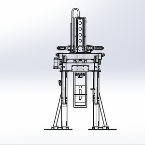 3축 갠트리 로봇 기차 바퀴 세트 취급, 차량 부품 조립, 레일 고정장치 분류/설치 철도 교통 - Product Image 4