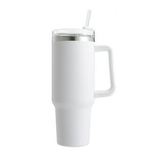 Venta al por mayor 1200ml 40oz gran capacidad de acero inoxidable vaso térmico mango 6-12 horas aislamiento termo portátil termo - Product Image 1