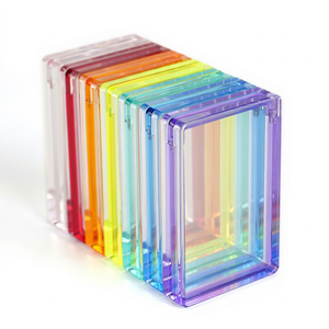 Colorful Clear Collectible Graded <b>Card</b> Holder Sports <b>Card</b> PSAs <b>Protector</b> - Product Image 1