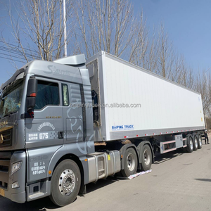 三轴半挂车冰箱新型自动新鲜蔬菜冷却柴油车柴油三轴冷藏车 - Product Image 5