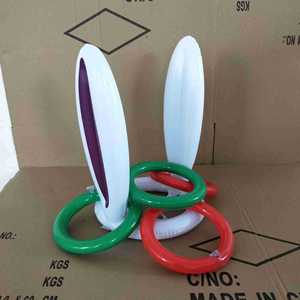 Lapin de <span class=keywords><strong>pâques</strong></span> gonflable, oreilles de lapin, jeu de lancer, anneaux de piscine, jouet de réunion de famille, eau amusante pour enfants adultes, décoration de fête de <span class=keywords><strong>pâques</strong></span> - Product Image 2