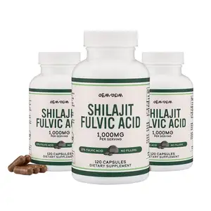 Lab Certified GMP Certified Customized Health Brain Health Care Supplement Pure Organic Himalayan Daily Shilajit Capsules