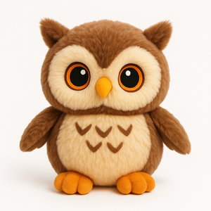 Aangepaste Afstudeeruil Knuffel Zacht Knuffel Pluche Gevulde Realistische Vogel Speelgoed Pluche Levendige Uil Dier Opgezette Vogels - Product Image 2