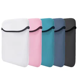 13 15 inci tas laptop pria sublimasi dicetak casing pelindung notebook puffy neoprene lengan laptop kustom