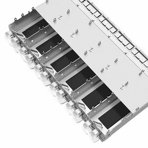 2198236-4 TE thay thế thông qua lỗ 1x6 cổng ánh sáng Ống Press-Fit SFP + Lồng tản nhiệt tối ưu giải pháp thiết bị sợi quang - Product Image 5