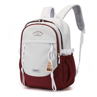 2024 Junior lycée filles sacs à dos Design de mode couleur contrastée sac à dos grande capacité loisirs voyage sac à dos