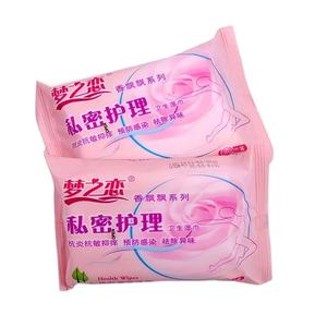 Großhandel Einweg Bio Custom OEM Dame/Frauen/Frau Reinigung Private Care Feminine Care Feucht tücher - Product Image 1