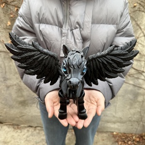 Figura de acción deformable de Pegaso, animal adorable, de descompresión, superventas, de fábrica, para impresión 3D, moderna, al por mayor - Product Image 3