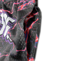 Short de basket-ball en maille pour jeunes, à sublimation personnalisée