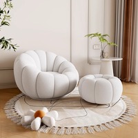 Net Red Ins Wind Style japonais simple citrouille canapé chaise décontracté paresseux chaise pour aire de repos magasin de vêtements