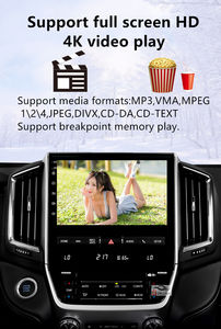 เครื่องเล่นมัลติมีเดียหน้าจอสัมผัสแอนดรอยด์สำหรับ Toyota Land Cruiser LC200 2016-2020 - Product Image 4