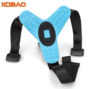 Kdbao motorhelm kinbevestigingsriem voor action camera, rubberen verstelbare off-road motorcross helmbeugel voor GoPro - Product Image 2