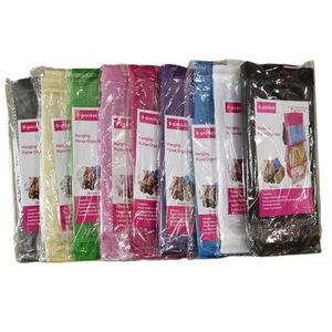 Sac de Rangement <span class=keywords><strong>Suspendu</strong></span> Double Face à Six Compartiments, Non Tissé, pour Sacs à Main, Boîte de Rangement Claire de Grande Taille pour Filles et Femmes, Penderie - Product Image 5