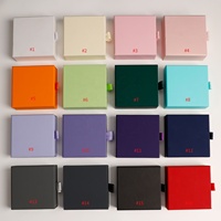 Vente en gros usine : Coffret à bijoux personnalisé en carton avec tiroir, ensemble pochette et sac pour collier, boucles d'oreilles, bracelet et bague