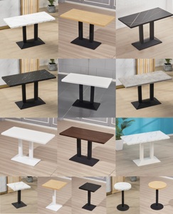 Muebles de <span class=keywords><strong>comedor</strong></span> portátiles modernos, <span class=keywords><strong>mesa</strong></span> comercial <span class=keywords><strong>cuadrada</strong></span> <span class=keywords><strong>pequeña</strong></span>, juego de sillas de <span class=keywords><strong>comedor</strong></span> rápidas para cafetería, cafetería, aperitivos, bares, restaurantes - Product Image 6