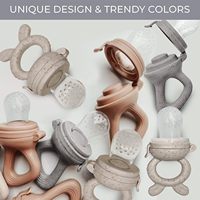 Produits personnalisés pour bébés tétine de dentition en silicone pour nourrissons fruits et légumes frais mangeoire pour bébé tétine en silicone pour bébés fruits
