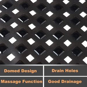 53x53CM <span class=keywords><strong>Tapis</strong></span> <span class=keywords><strong>de</strong></span> <span class=keywords><strong>douche</strong></span> carrés antidérapants avec <span class=keywords><strong>de</strong></span> fortes ventouses <span class=keywords><strong>Tapis</strong></span> <span class=keywords><strong>de</strong></span> bain en PVC lavables en machine <span class=keywords><strong>pour</strong></span> baignoire Salle <span class=keywords><strong>de</strong></span> bain Sécurité - Product Image 3