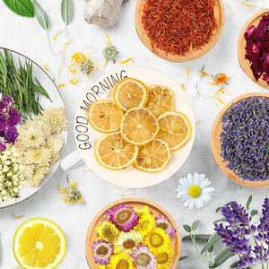Set de 21 Variedades de Flores Secas Naturales, Kit de Hierbas Secas Reales para Hacer Velas y Jabones, Decoración del Hogar, Regalo - Product Image 1