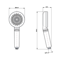 Pommeau de Douche Filtrant Haute Pression à Poignée Unique, Jet Pluie, avec Douchette à Main – Meilleur Prix Usine