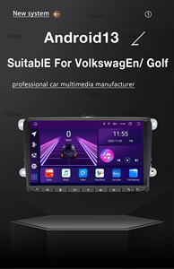 9-дюймовый автомобильный Android 13 для <span class=keywords><strong>VW</strong></span> Passat B6 B7 CC <span class=keywords><strong>T5</strong></span> Amarok Skoda Octavia2 superb 2 Tiguan Seat leon Jetta Caddy Golf 56 мультимедиа - Product Image 2