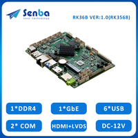 Placa base para ordenador industrial RK36B Rockchip RK3568 SBC ARM DDR4 EMMC LVDS