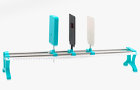 Ensemble de miroir concave-convexe, prisme triangulaire et support en plastique pour l'enseignement, l'étude et les expériences optiques