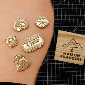 Moule de marquage en cuivre gravé CNC personnalisé, tampon en laiton à chaud avec logo sur mesure - Product Image 4