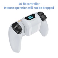 Control inalámbrico para PS5, batería externa, clip trasero externo, banco de energía