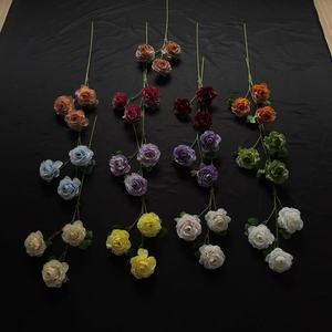 Fleurs artificielles de pivoine Junheyuan, branche unique, fleurs en soie pour décorations de mariage et de maison, vente en gros transfrontalière - Product Image 4