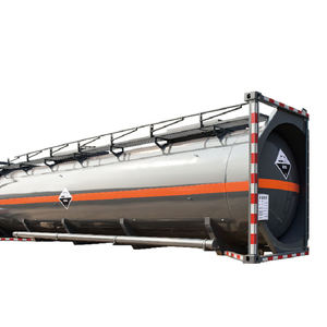 Conteneur de chlore liquide en acier au carbone de 20 pieds, haute qualité, anti-corrosion, pour le transport - Product Image 6
