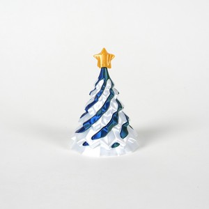 3D Printed Swirl Christmas <b>Tree</b> with Star Topper White Blue <b>Spiral</b> Stress Relief Desk Decor - Product Image 1