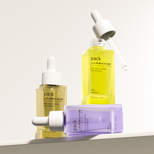 Флакон-капельница для косметического сыворотки для волос с градиентным логотипом, прямоугольный, 20 мл, 30 мл, с упаковкой - Product Image 4