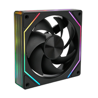 Kipas Casing Cermin Tak Terbatas 120mm Grosir Pabrik XINMAI, PWM 4Pin RGB Warna-warni dengan Aliran Udara Tinggi dan Kebisingan Rendah untuk Casing Gaming