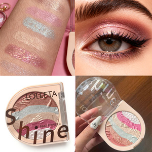 <span class=keywords><strong>Palette</strong></span> de fards à paupières exclusifs <span class=keywords><strong>Europe</strong></span> et Amérique : Galaxie Éclatante, 6 Couleurs Nacrées, Mat et Pailleté Fin, Alternative au Contouring - Product Image 2