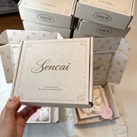 Boîtes cadeaux pliables en carton ondulé personnalisées, écologiques, en matériaux recyclés, avec impression UV pour l'expédition de bijoux