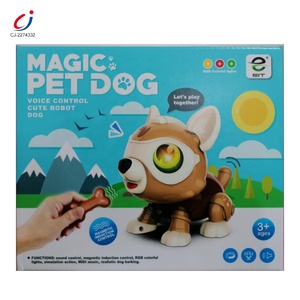 Kök DIY evcil köpek oyuncak çocuklar hayvan robot oyuncak yürüyüş akıllı interaktif dans ses kontrol robot köpek - Product Image 5