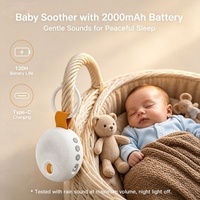 Máquina de Ruido Blanco HiFiD HFD-W50C con Luz Nocturna para Niños, Detector de Llanto de Bebés, Peluche Relajante para Bebés, para Pedidos al por Mayor