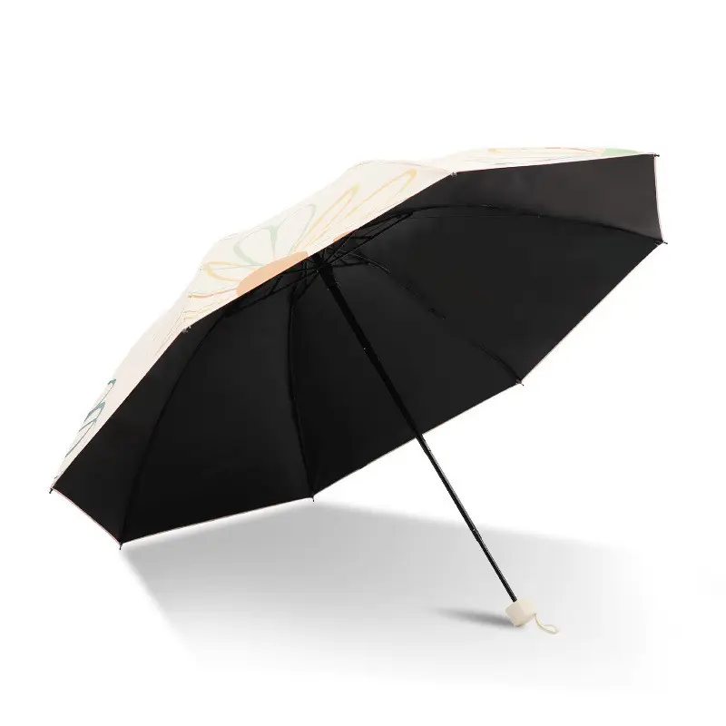 Sombrilla 'S Hoge Kwaliteit Bloem Paraplu 21Inch Formaat Plastic Handvat Open Dicht Paraplu Met Logo Voor Ontwerp