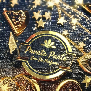 Pegatinas de transferencia de metal Emed 3D personalizadas Sier vinilo reflectante de transferencia de calor etiquetas de embalaje Premium velas - Product Image 4