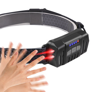 Lampe frontale XPG Sensor Cob 1200 mAh rechargeable LED lumière blanche pour extérieur, pêche, zoom réglable, bande ajustable - Product Image 3